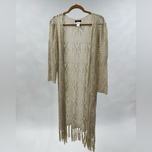 Boho lace shawl
